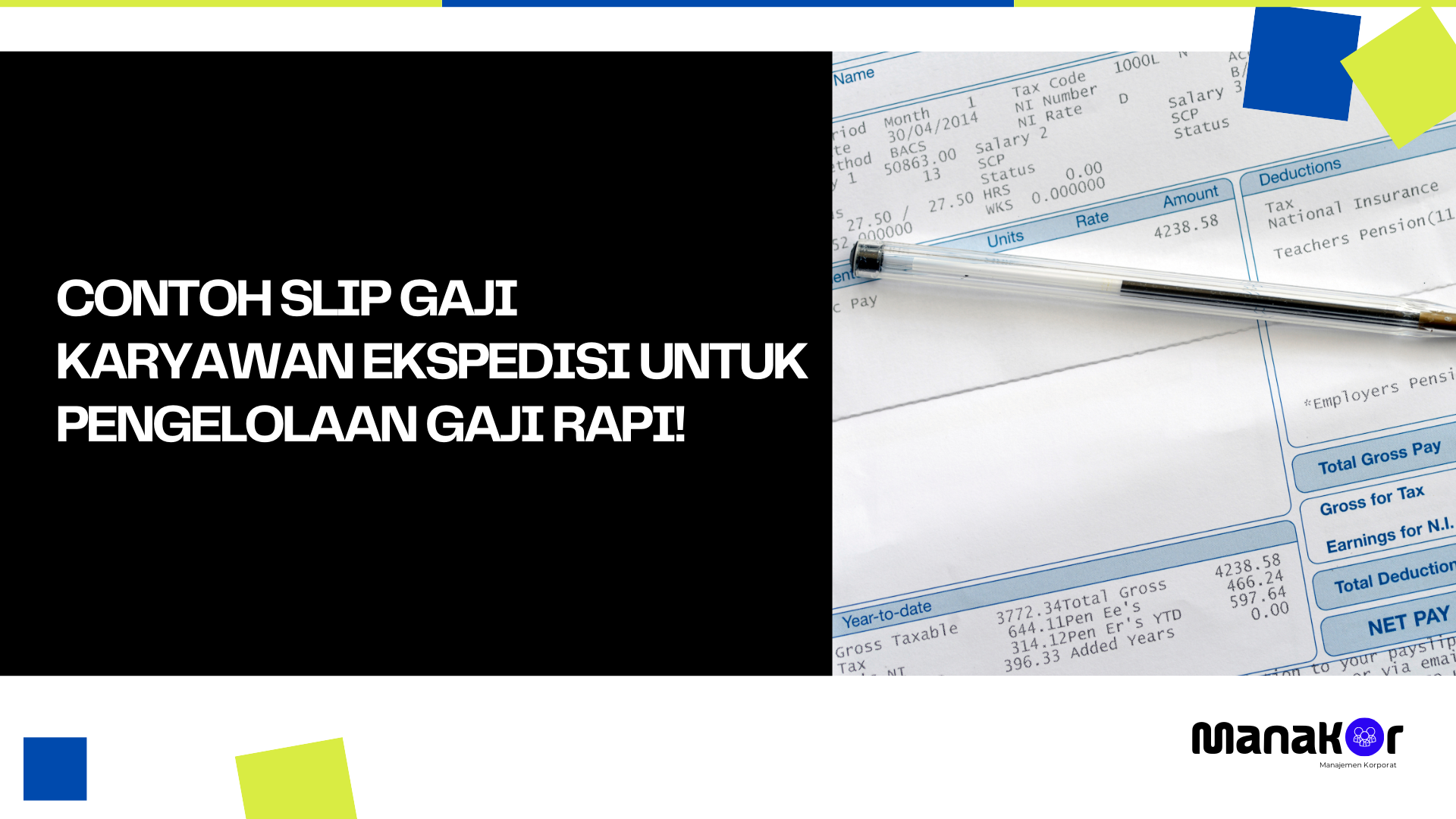 Contoh Slip Gaji Karyawan Ekspedisi untuk Pengelolaan Gaji Rapi!