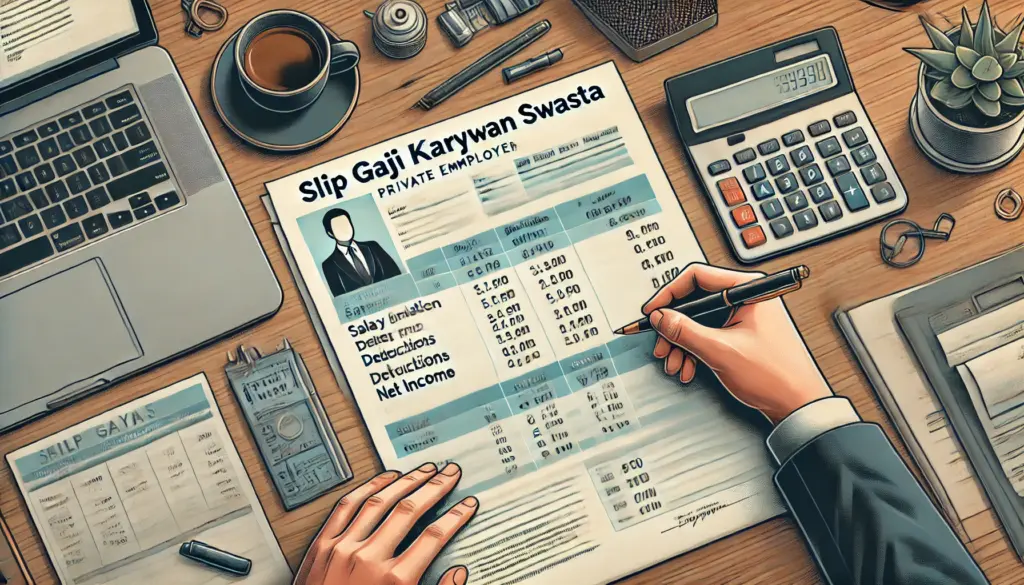 Cara Mudah Membuat Contoh Slip Gaji Karyawan Swasta - Manajemen Korporat