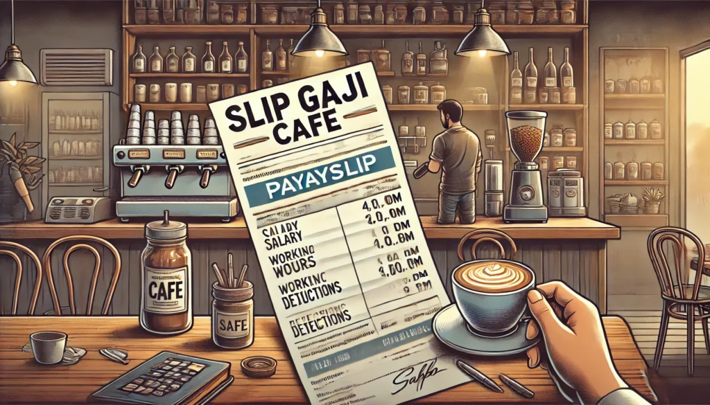 Contoh Slip Gaji Karyawan Cafe