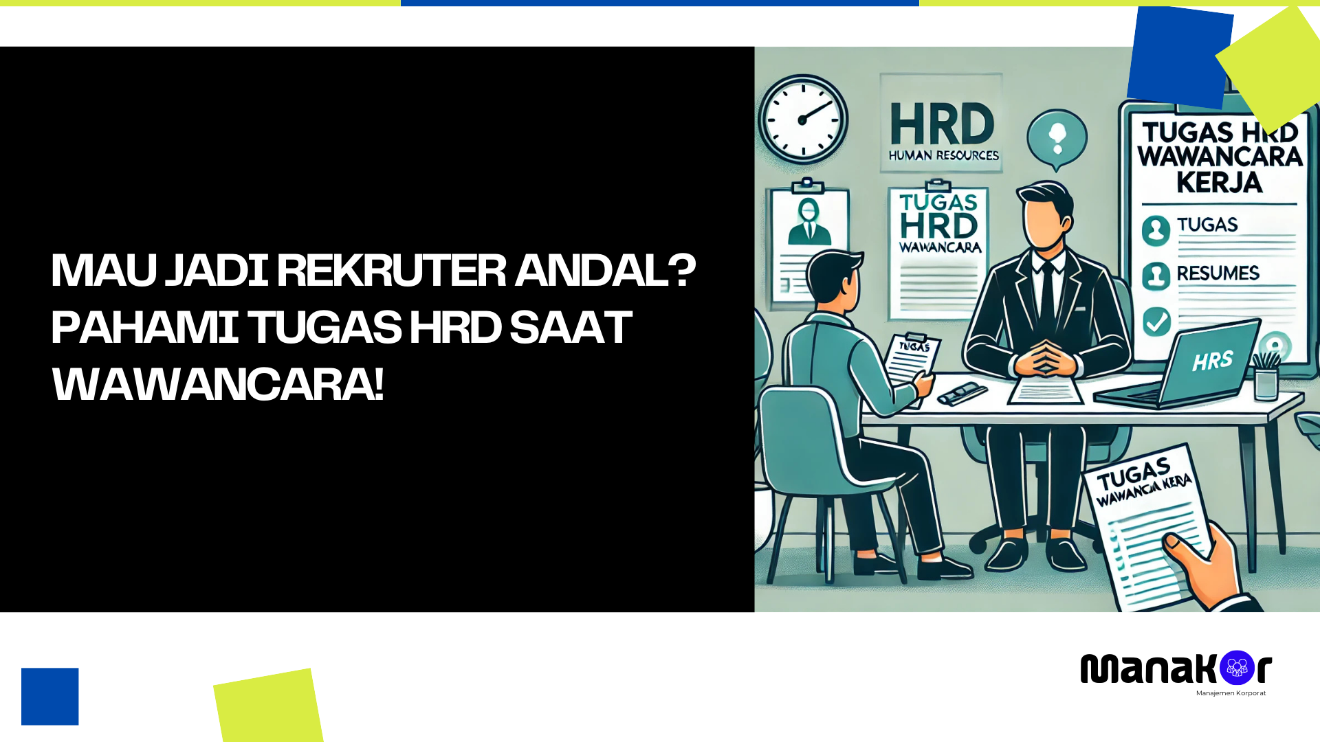 Tugas HRD Wawancara Kerja