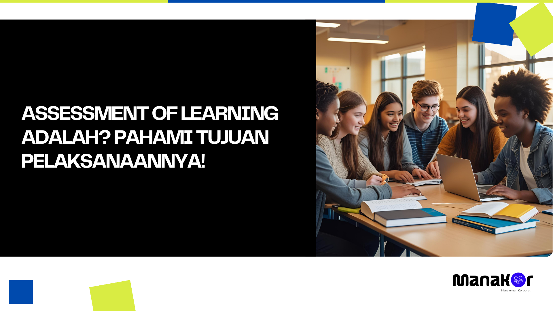Assessment of Learning Adalah