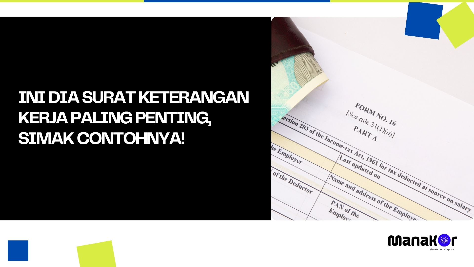 Surat Keterangan Kerja
