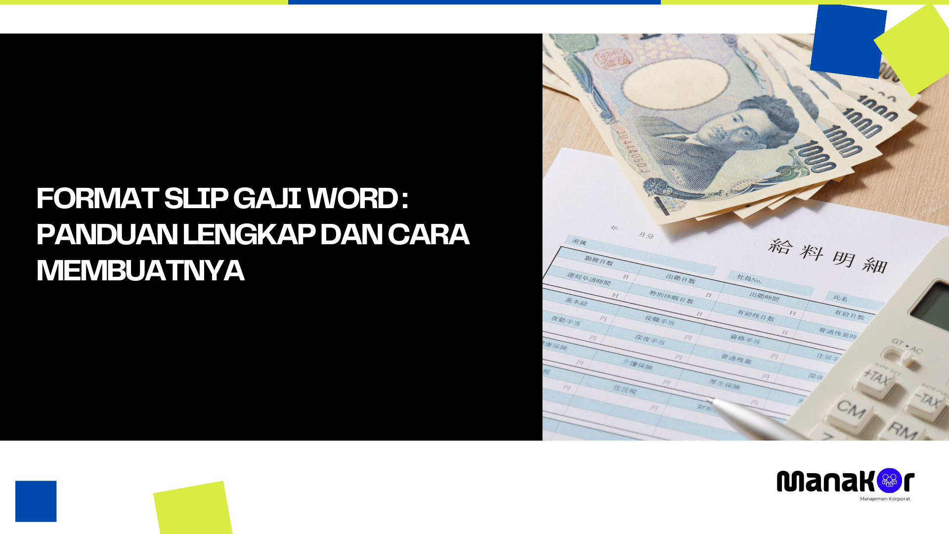Format Slip Gaji Word