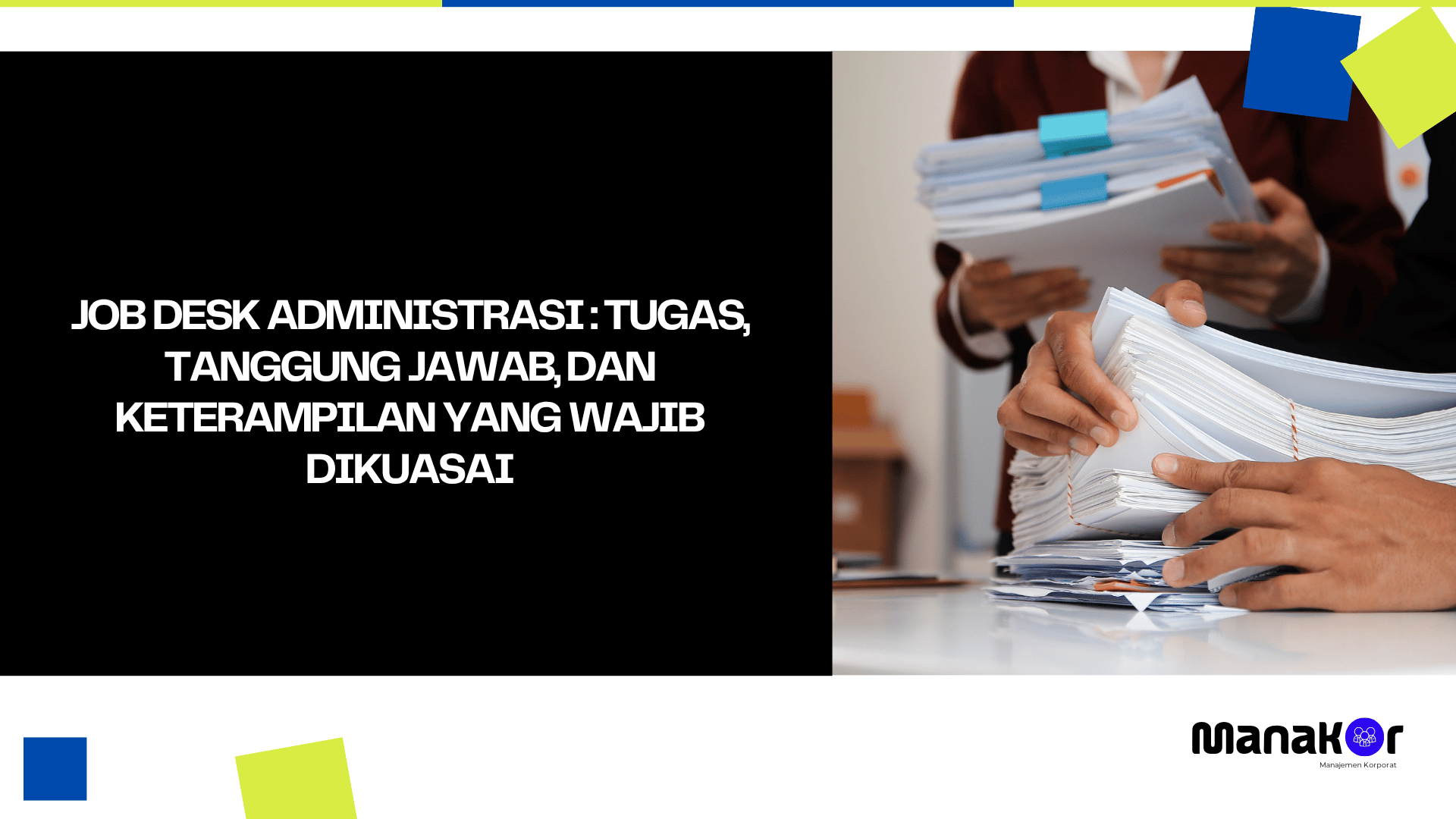 Job Desk Administrasi