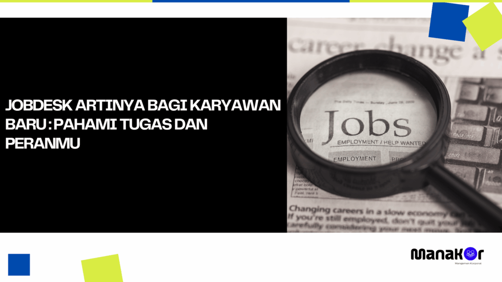 Jobdesk artinya