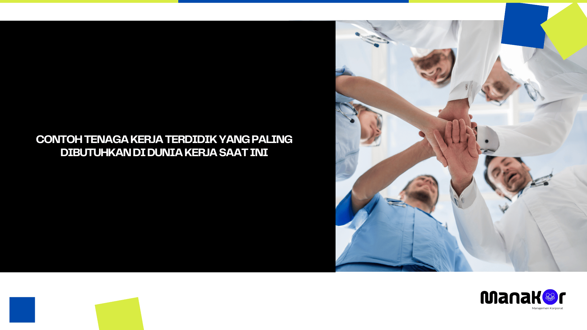 contoh tenaga kerja terdidik