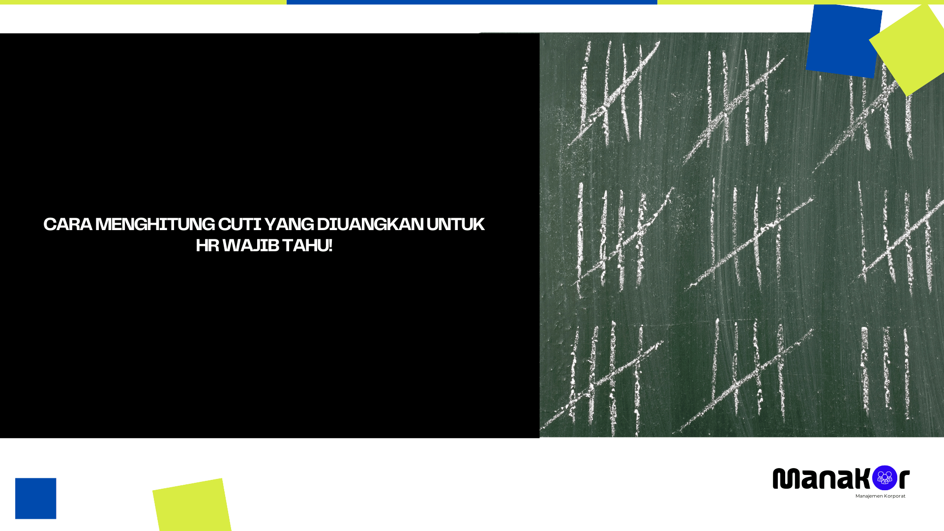 cara menghitung cuti yang diuangkan