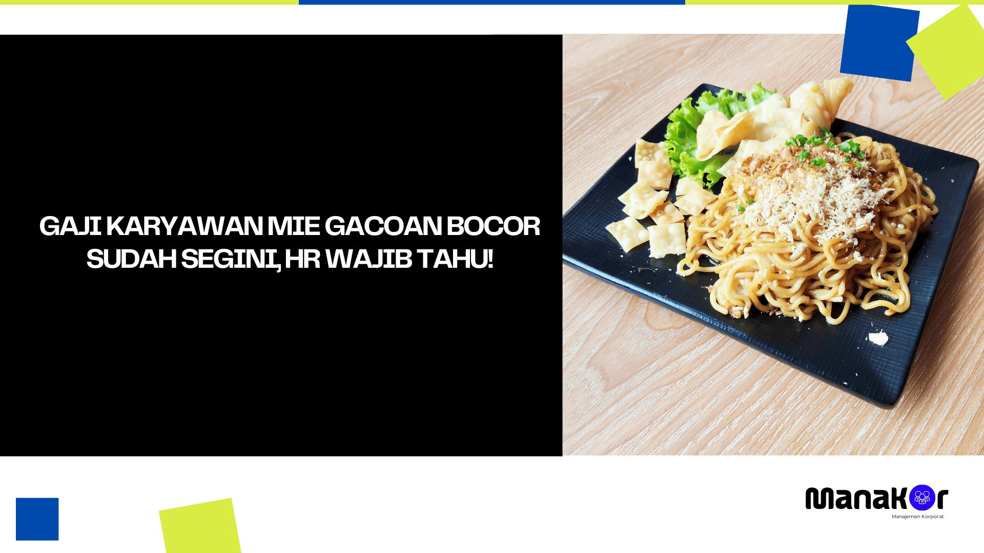 Gaji Karyawan Mie Gacoan