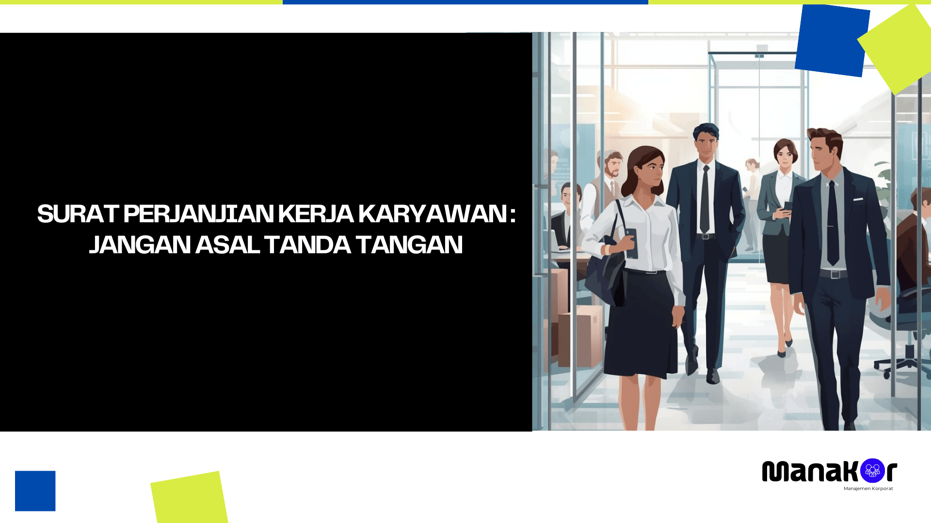 surat perjanjian kerja karyawan