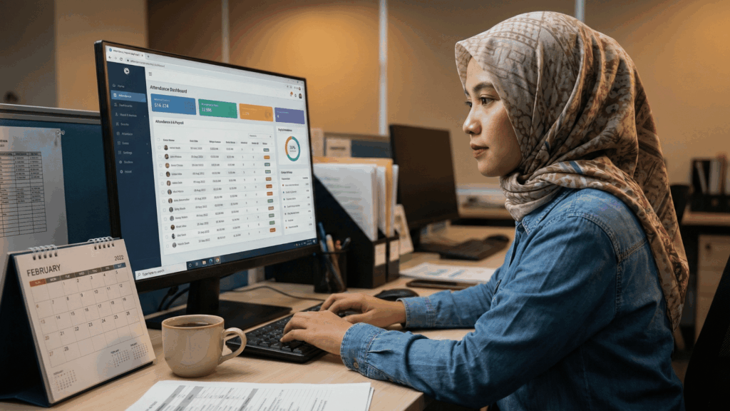Aplikasi payroll dan absensi