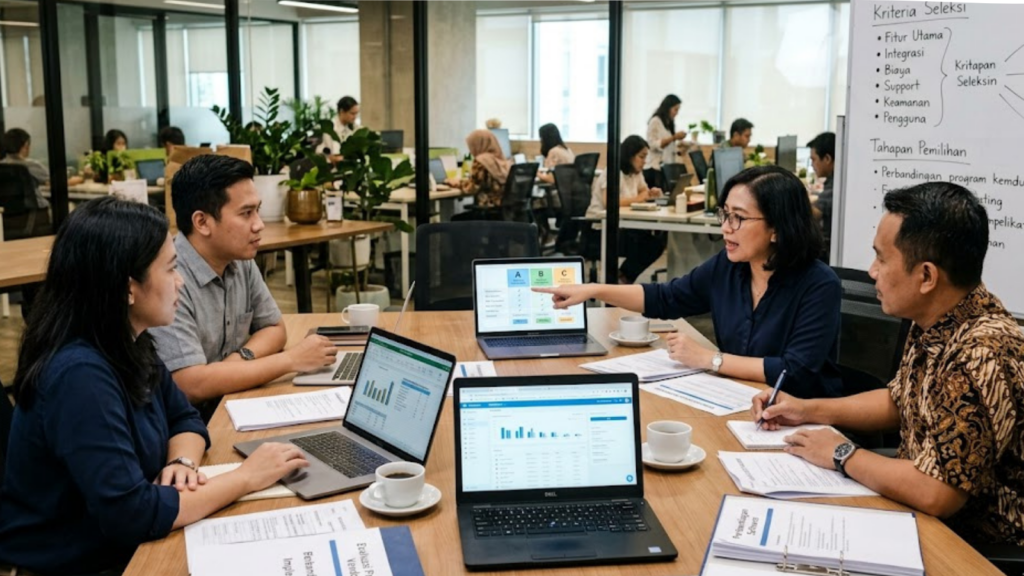 Strategi pemilihan software penggajian